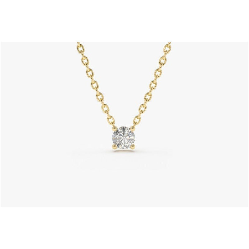 Colar Corrente Ouro18k Feminina Solitario Diamante Luxo 8pt | New | Celestial diamonds, Colares, diamante, yellow | AUREA FINE JEWELRY