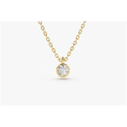 Colar Corrente Feminina Ouro18k Solitario Diamante Luxo 15pt | New | Celestial diamonds, Colares, diamante, yellow | AUREA FINE JEWELRY