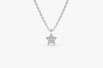 Corrente de ouro 18k  feminina mini estrela Diamantes | New | Celestial diamonds, Colares, diamante, white | AUREA FINE JEWELRY