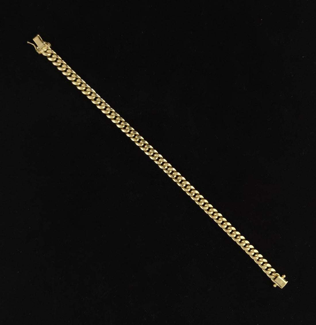 Pulseia de ouro 18k masculina maciça luxo