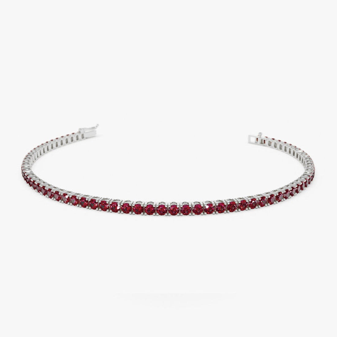 Pulseira de ouro feminina Rubis Riviera