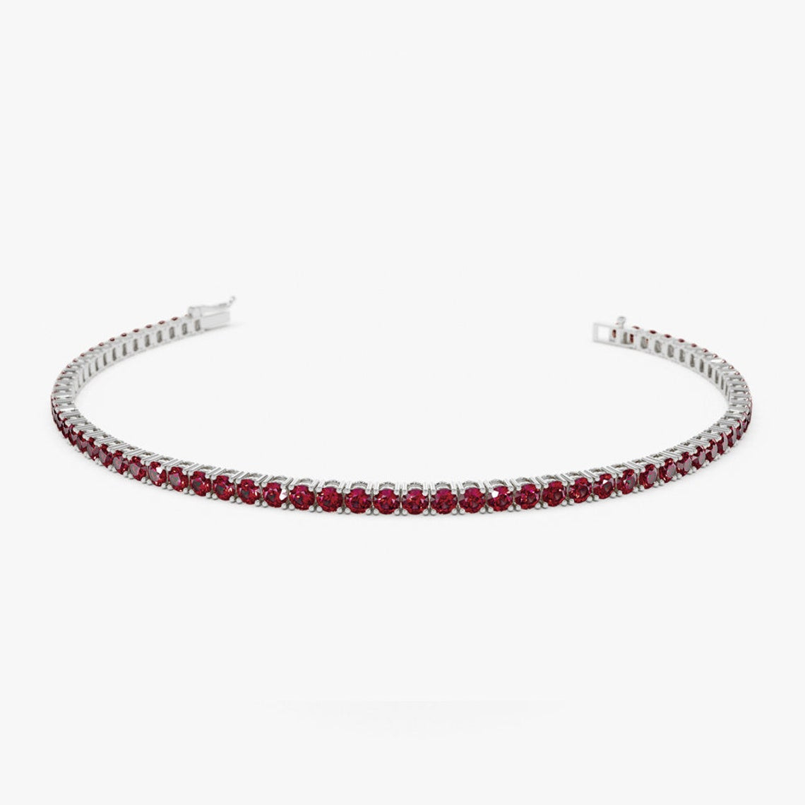Pulseira de ouro feminina Rubis Riviera