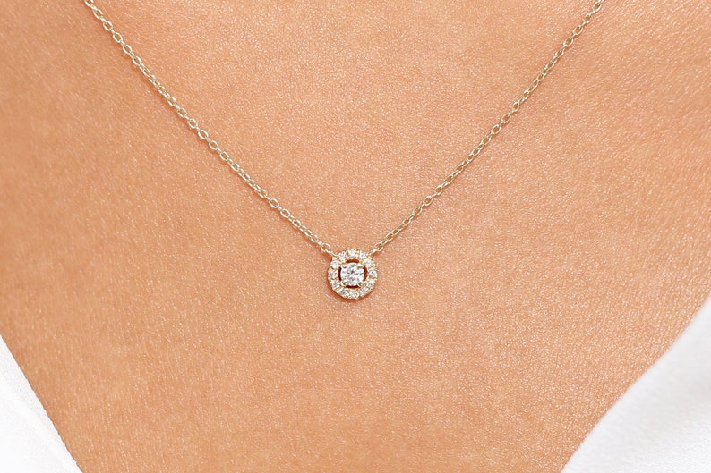 Corrente feminina ponto de luz Ouro Amarelo 18k  Diamantes