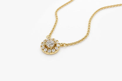 Corrente feminina ponto de luz Ouro Amarelo 18k  Diamantes