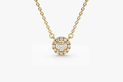 Corrente feminina ponto de luz Ouro Amarelo 18k  Diamantes