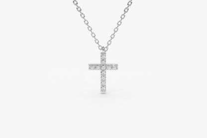 Colar Corrente Feminina em Ouro Branco 18k De Cruz | New | Celestial diamonds, Colares, diamante, white | AUREA FINE JEWELRY