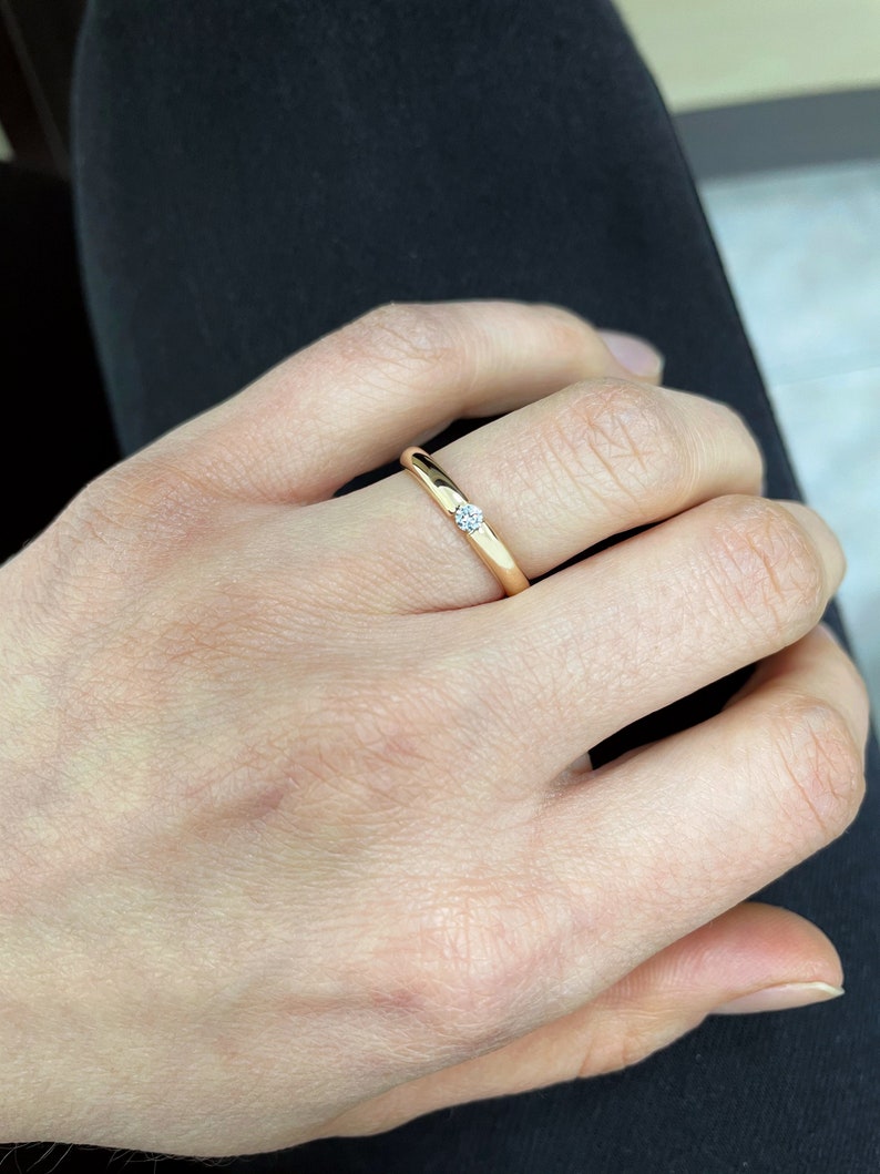 Par de Alianças de casamento noivado ouro 18k diamante Luna