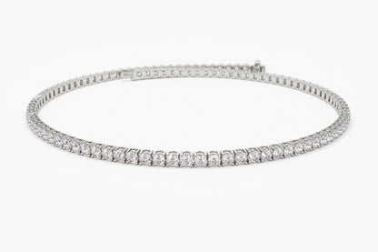 Pulseira de ouro feminina Diamantes Riviera