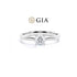 Anel Solitario De Ouro Branco 18k e Diamante Brilhante 100pts | New | anel-de-noivado, Anéis, diamante, noivado, white | AUREA FINE JEWELRY