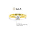Anel Solitario De Ouro Amarelo 18k e Diamante Brilhante 50pts | New | anel-de-noivado, Anéis, diamante, noivado, yellow | AUREA FINE JEWELRY