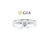 Anel Princesa De Ouro Branco 18k e Diamantes Brilhantes 70pts | New | anel-de-noivado, Anéis, diamante, noivado, white | AUREA FINE JEWELRY