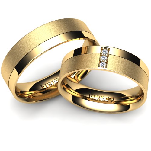 Par de Alianças de Casamento Noivado em Ouro 18k 5,5mm Sweet